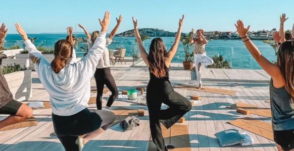 yoga team building